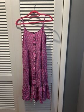 J. Crew Pink Floral-Print Blouse